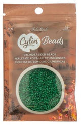 Cylin Bead 11/0 Opaque Jade Green - 25 G Bag-CY11-1047