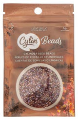Cylin Bead 11/0 Red Gold Luster - 25 G Bag-CY11-1018