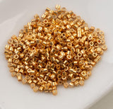 Cylin Bead 11/0 Electro Gold Coat - 25 G Bag-CY11-1220