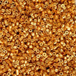 Cylin Bead 11/0 Electro Gold Coat - 25 G Bag-CY11-1220