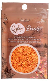 Cylin Bead 11/0 Opaque Mandarin Silk Matte - 25 G Bag-CY11-1211