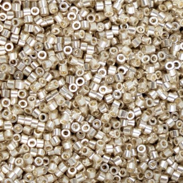 Cylin Bead 11/0 Metaluxe Silver - 25 G Bag-CY11-1219