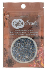 Cylin Bead 11/0 Gilded Halo Dark Sapphire - 25 G Bag-CY11-1232