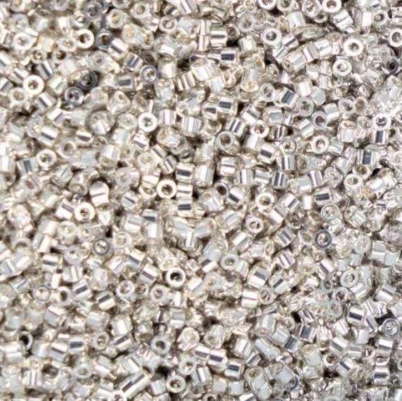 Cylin Bead 11/0 Electro Silver - 25 G Bag-CY11-1198