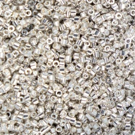 Cylin Bead 11/0 Electro Silver - 25 G Bag-CY11-1198