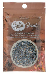 Cylin Bead 11/0 Gilded Halo Crystal Aqua - 25 G Bag-CY11-1235
