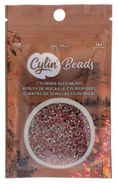 Cylin Bead 11/0 Verdara Rose Sandstone - 25 G Bag-CY11-1253