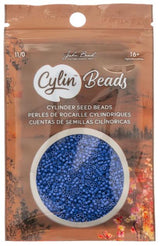 Cylin Bead 11/0 Opaque Royal Blue - 25 G Bag-CY11-1080
