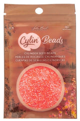 Cylin Bead 11/0 Coral Neon - 25 G Bag-CY11-1096