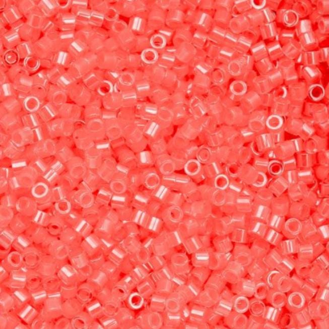 Cylin Bead 11/0 Coral Neon - 25 G Bag-CY11-1096