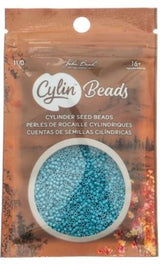 Cylin Bead 11/0 Opaque Blue Lagoon - 25 G Bag-CY11-1107