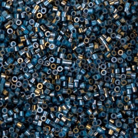 Cylin Bead 11/0 Gilded Halo Blue Flame - 25 G Bag-CY11-1238