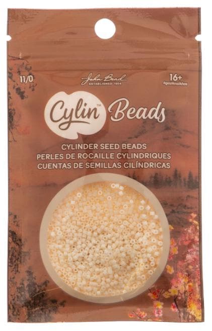 Cylin Bead 11/0 Matte Macaron Warm Cream - 25 G Bag-CY11-1157