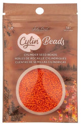 Cylin Bead 11/0 Opaque Orange Matte - 25 G Bag-CY11-1067