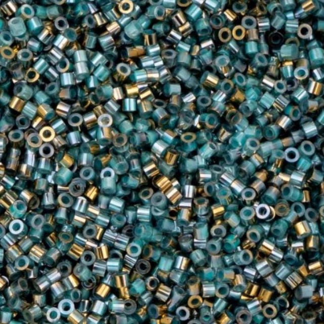 Cylin Bead 11/0 Gilded Halo Frosted Blue - 25 G Bag-CY11-1237