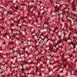 Cylin Bead 11/0 Dark Pink Rose Silver Lined - 25 G Bag-CY11-1083