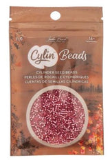 Cylin Bead 11/0 Dark Pink Rose Silver Lined - 25 G Bag-CY11-1083