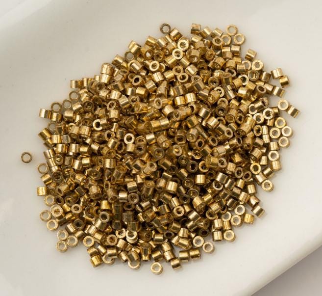Cylin Bead 11/0 Old Gold - 25 G Bag-CY11-1094