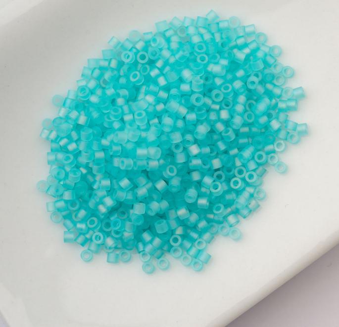 Cylin Bead 11/0 Matte Macaron AB Blue Turquoise - 25 G Bag-CY11-1185
