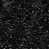 Cylin Bead 11/0 Opaque Black - 25 G Bag-CY11-1003