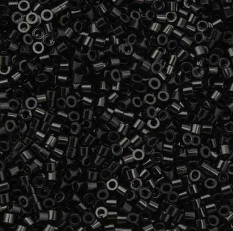 Cylin Bead 11/0 Opaque Black - 25 G Bag-CY11-1003