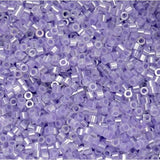 Cylin Bead 11/0 Crystal Purple Lined Ceylon - 25 G Bag-CY11-1034