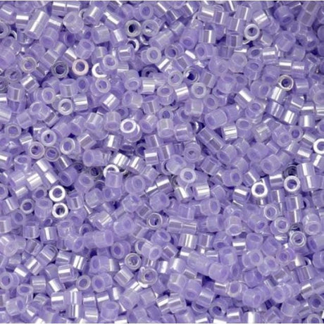 Cylin Bead 11/0 Crystal Purple Lined Ceylon - 25 G Bag-CY11-1034