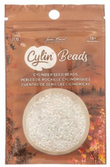Cylin Bead 11/0 White Pearl AB - 25 G Bag-CY11-1025