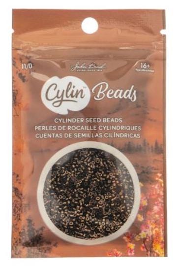 Cylin Bead 11/0 Bronze Metallic - 25 G Bag-CY11-1005