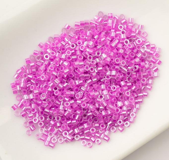 Cylin Bead 11/0 Orchid Glow AB Lined - 25 G Bag-CY11-1017