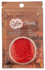 Cylin Bead 11/0 Red Fire Cracker - 25 G Bag-CY11-1059