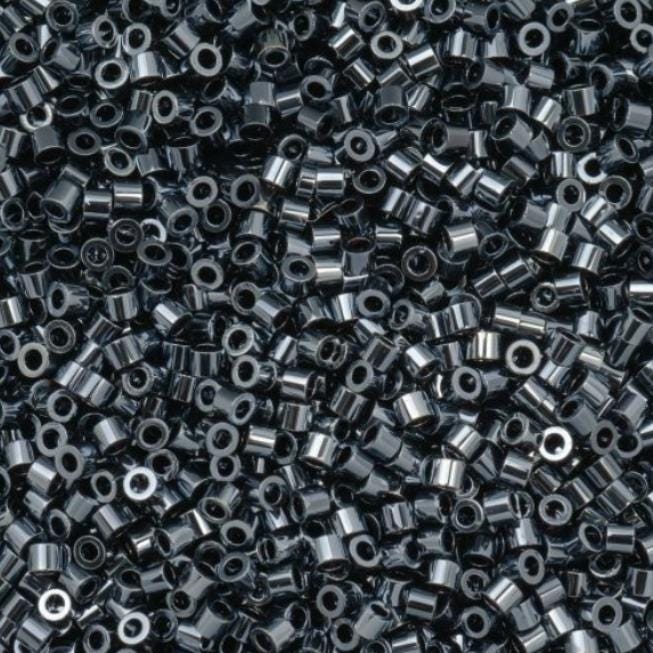 Cylin Bead 11/0 Gunmetal - 25 G Bag-CY11-1000