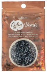 Cylin Bead 11/0 Gunmetal - 25 G Bag-CY11-1000