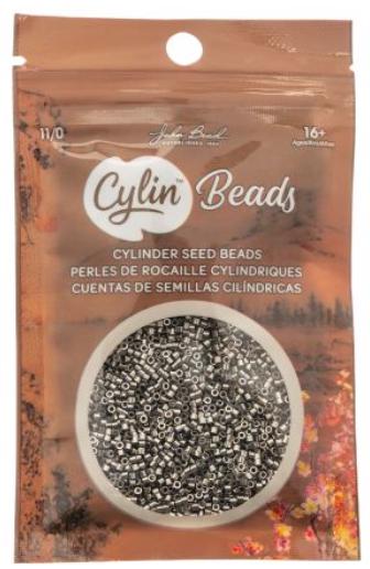 Cylin Bead 11/0 Steel - 25 G Bag-CY11-1004