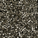 Cylin Bead 11/0 Grey Lined Sapphire - 25 G Bag-CY11-1009