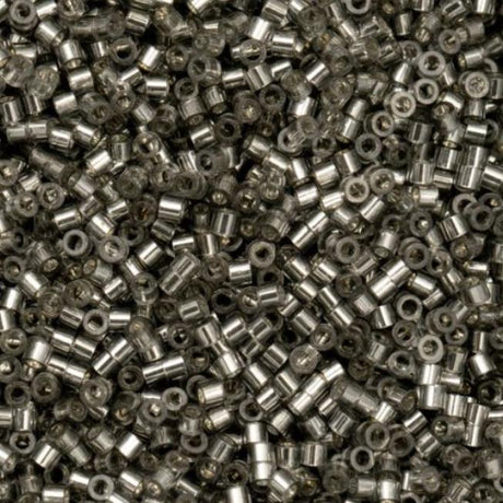 Cylin Bead 11/0 Grey Lined Sapphire - 25 G Bag-CY11-1009