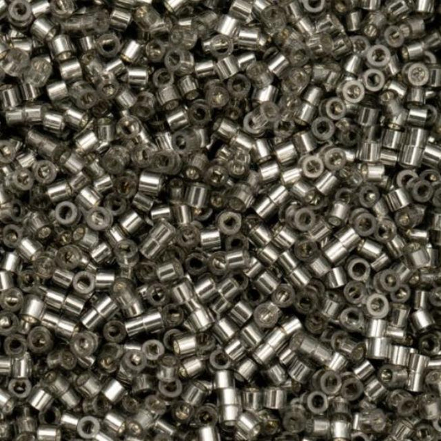 Cylin Bead 11/0 Grey Lined Sapphire - 25 G Bag-CY11-1009