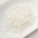 Cylin Bead 11/0 Off White AB - 25 G Bag-CY11-1012