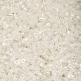 Cylin Bead 11/0 Off White AB - 25 G Bag-CY11-1012