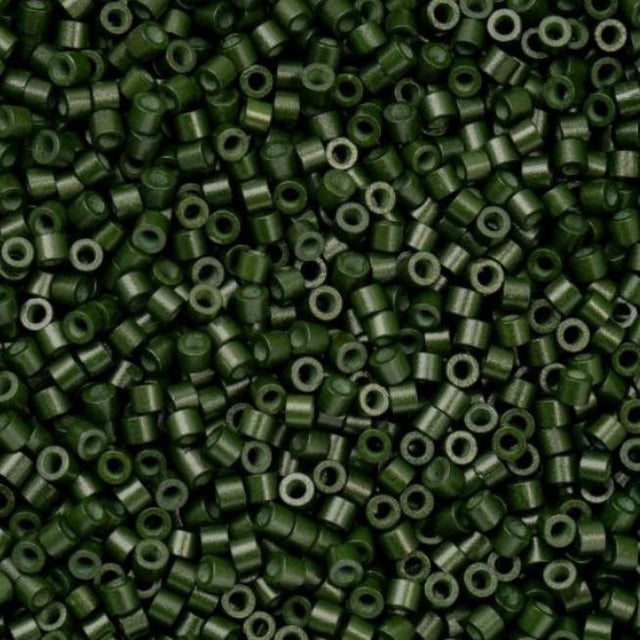 Cylin Bead 11/0 Opaque Forest Green - 25 G Bag-CY11-1052