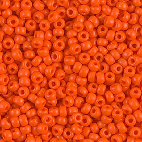 8-406 Opaque Orange, Miyuki Seed Bead, 8/0