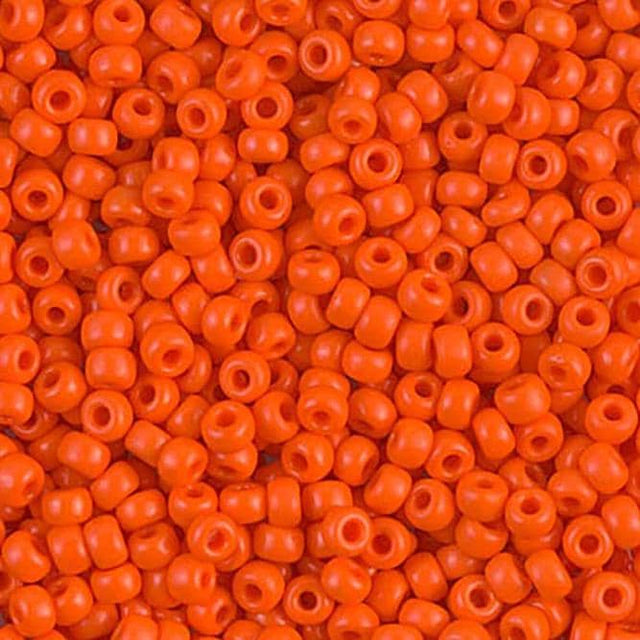 8-406 Opaque Orange, Miyuki Seed Bead, 8/0
