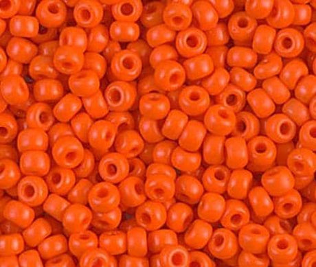 8-406 Opaque Orange, Miyuki Seed Bead, 8/0
