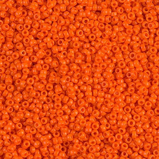15-406 Opaque Orange, Miyuki Seed Bead, 15/0