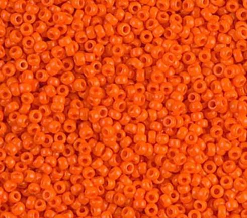 15-406 Opaque Orange, Miyuki Seed Bead, 15/0