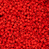 Cylin Bead 11/0 Red Vermillion - 25 G Bag-CY11-1071