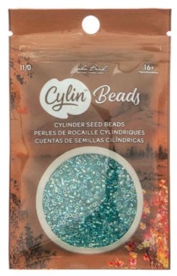 Cylin Bead 11/0 Transparent Teal Caribbean AB - 25 G Bag-CY11-1082