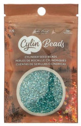 Cylin Bead 11/0 Transparent Teal Caribbean AB - 25 G Bag-CY11-1082