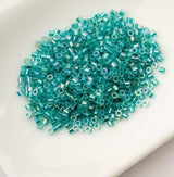 Cylin Bead 11/0 Transparent Teal Caribbean AB - 25 G Bag-CY11-1082