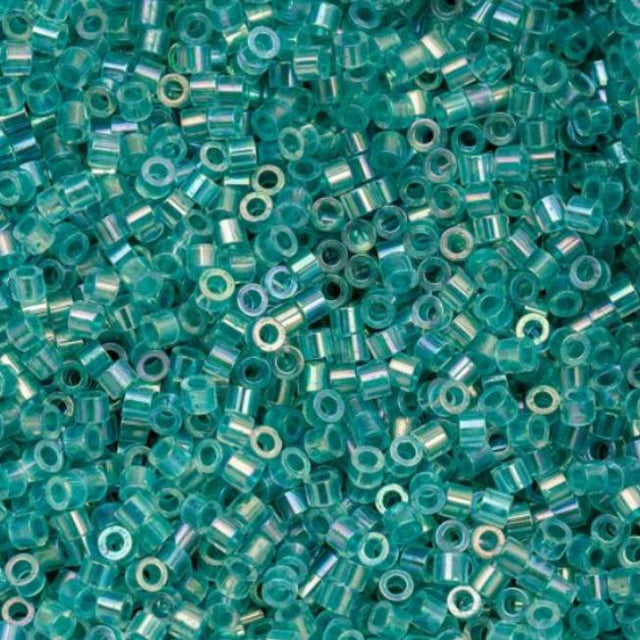 Cylin Bead 11/0 Transparent Teal Caribbean AB - 25 G Bag-CY11-1082